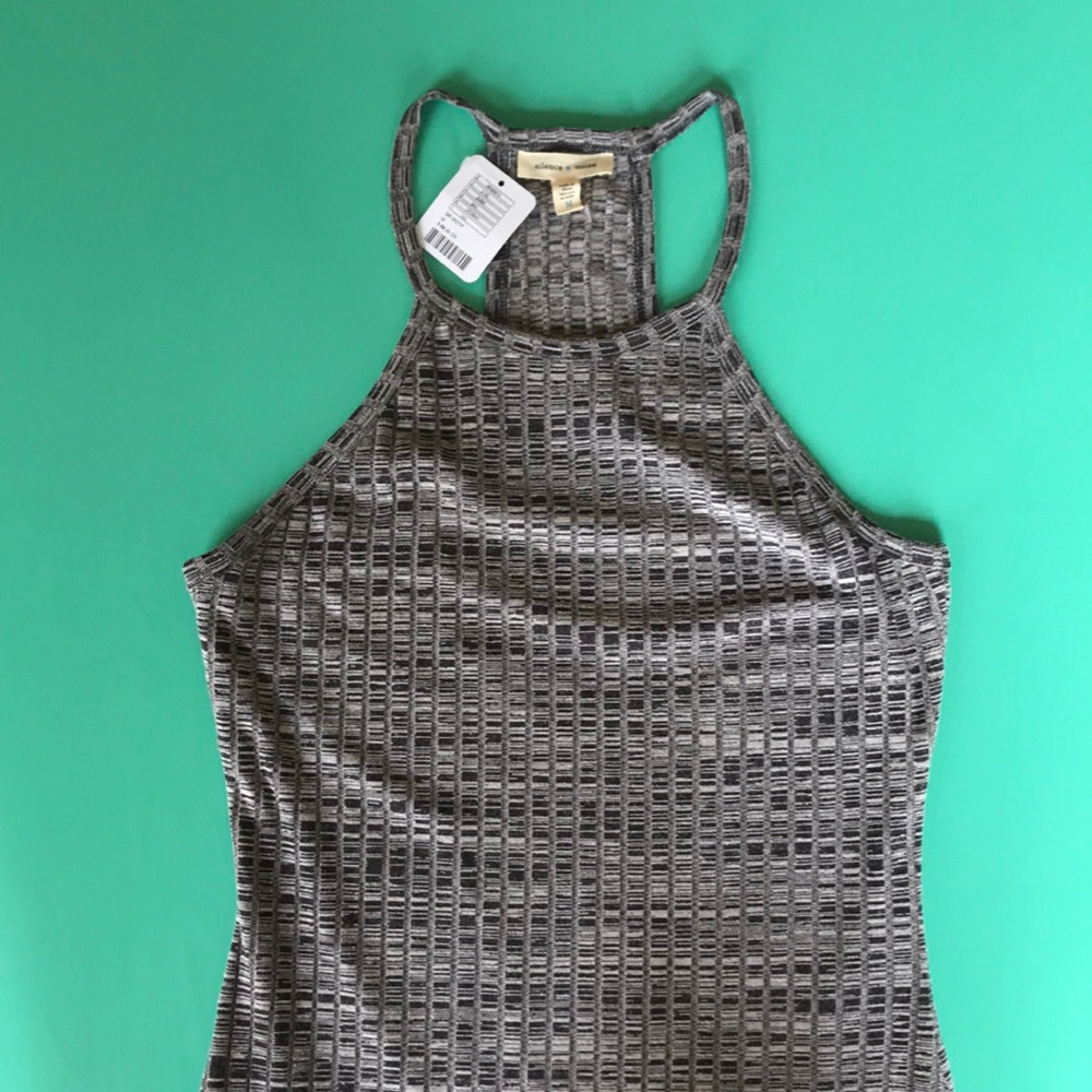 Modern grey dress